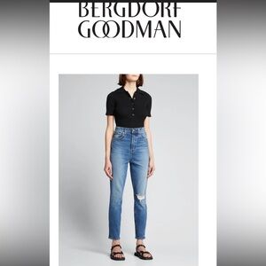 GRLFRND The Piper Super High Rise Stretch Slim Crop Jeans NWT
